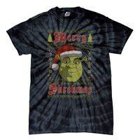 Merry Ugly Sweater Style Christmas Tie-Dye T-Shirt