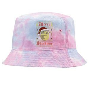 Merry Ugly Sweater Style Christmas Tie-Dyed Bucket Hat