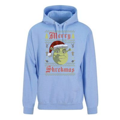 Merry Ugly Sweater Style Christmas Unisex Surf Hoodie