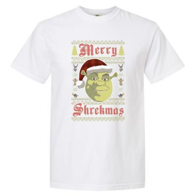 Merry Ugly Sweater Style Christmas Garment-Dyed Heavyweight T-Shirt