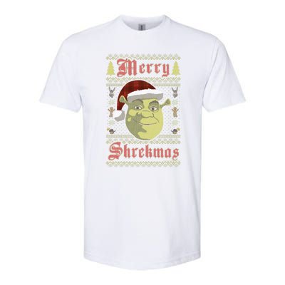 Merry Ugly Sweater Style Christmas Softstyle CVC T-Shirt