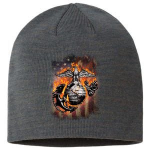 Marine USA Sign Flag Sustainable Beanie