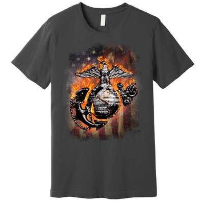 Marine USA Sign Flag Premium T-Shirt