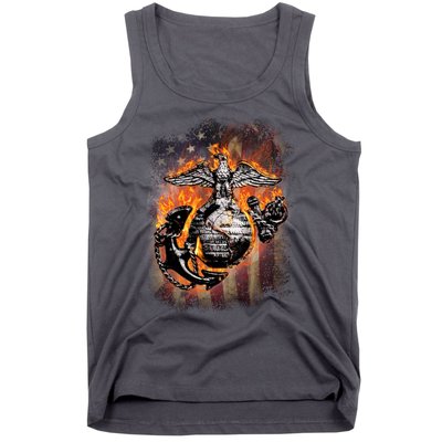 Marine USA Sign Flag Tank Top