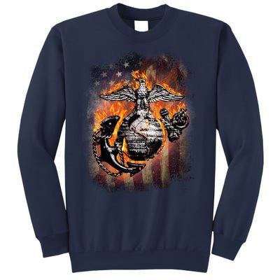 Marine USA Sign Flag Sweatshirt