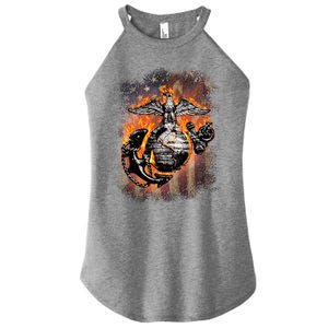 Marine USA Sign Flag Women's Perfect Tri Rocker Tank