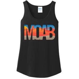 Moab Utah Scenic Landscape Typography Southwestern Ladies Essential Tank