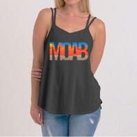 Moab Utah Scenic Landscape Typography Southwestern Women's Strappy Tank