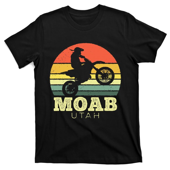 Moab Utah Sunset Dirt Bike Motorcycle Outdoors T-Shirt