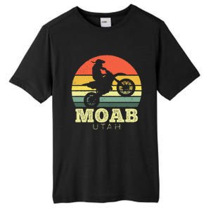 Moab Utah Sunset Dirt Bike Motorcycle Outdoors Tall Fusion ChromaSoft Performance T-Shirt