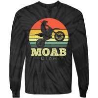 Moab Utah Sunset Dirt Bike Motorcycle Outdoors Tie-Dye Long Sleeve Shirt