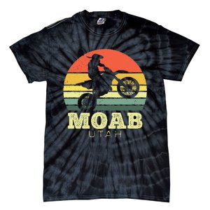 Moab Utah Sunset Dirt Bike Motorcycle Outdoors Tie-Dye T-Shirt