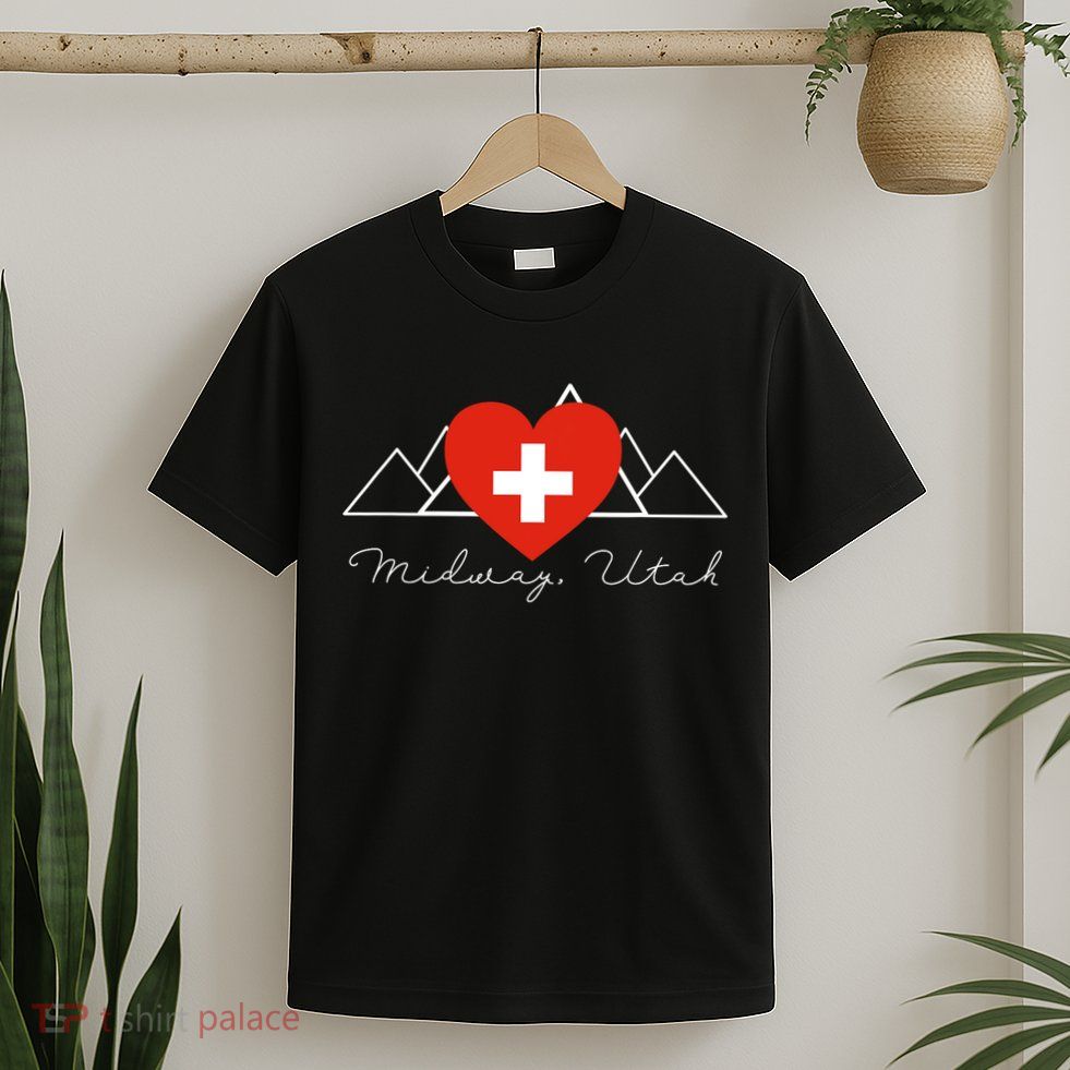 Midway Utah Swiss Days Suisse Flag Switzerland Flag T-Shirt