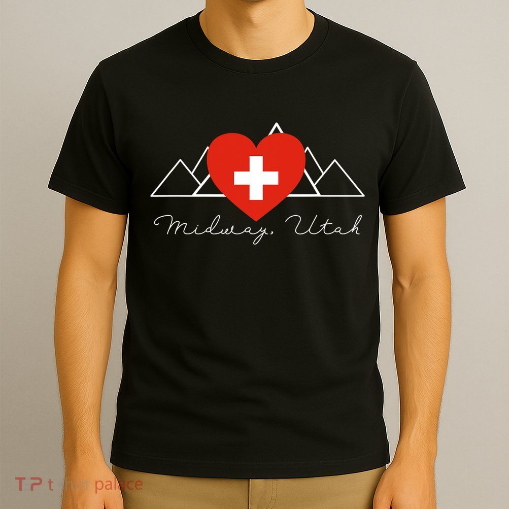 Midway Utah Swiss Days Suisse Flag Switzerland Flag T-Shirt