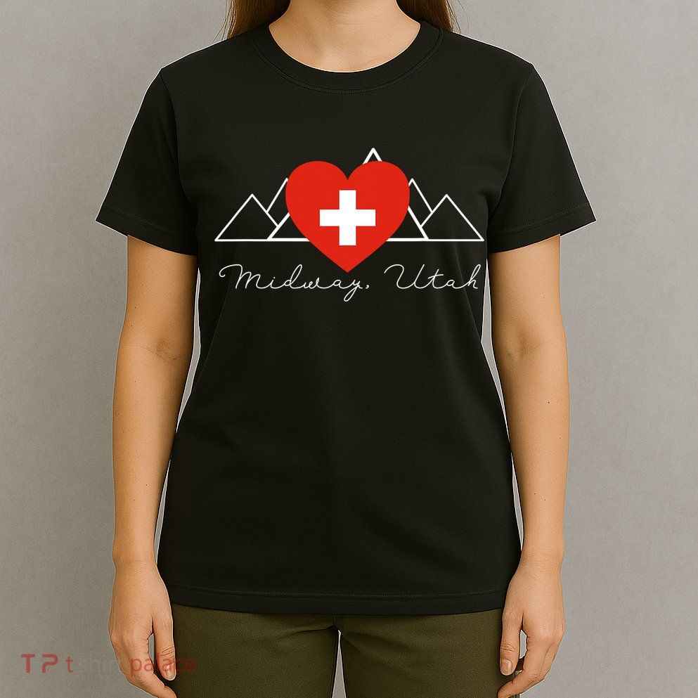 Midway Utah Swiss Days Suisse Flag Switzerland Flag T-Shirt