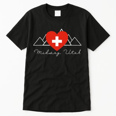 Midway Utah Swiss Days Suisse Flag Switzerland Flag Tall T-Shirt