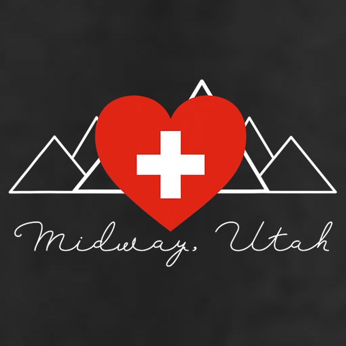 Midway Utah Swiss Days Suisse Flag Switzerland Flag Adult Drive Performance Visor