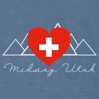 Midway Utah Swiss Days Suisse Flag Switzerland Flag Garment-Dyed Sweatshirt