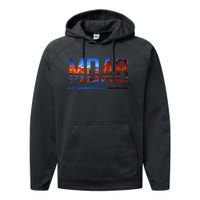 Moab, Utah Scenic Desert Adventure Performance Fleece Hoodie