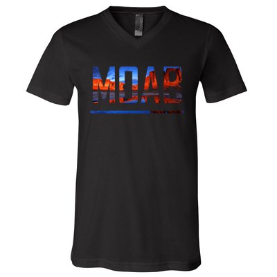 Moab, Utah Scenic Desert Adventure V-Neck T-Shirt