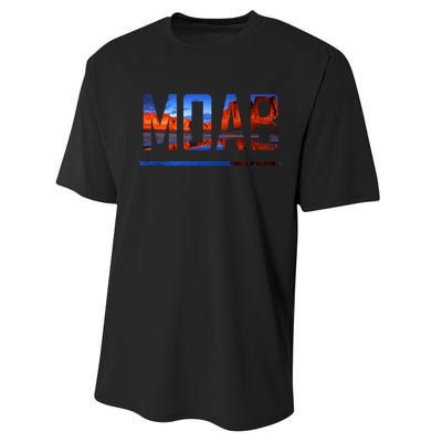 Moab, Utah Scenic Desert Adventure Performance Sprint T-Shirt