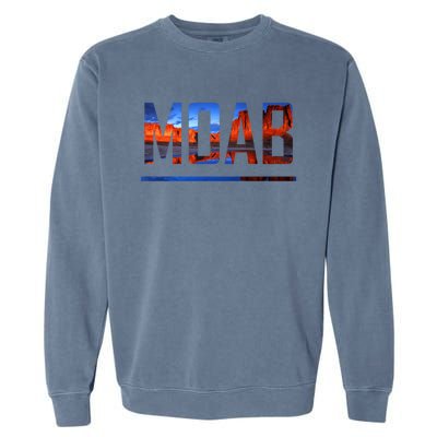 Moab, Utah Scenic Desert Adventure Garment-Dyed Sweatshirt