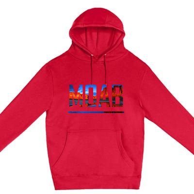 Moab, Utah Scenic Desert Adventure Premium Pullover Hoodie