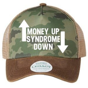 Money Up Syndrome Down Funny Legacy Tie Dye Trucker Hat