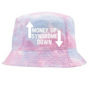 Money Up Syndrome Down Funny Tie-Dyed Bucket Hat