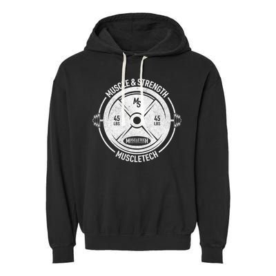 Muscle and Strength Muscletech Garment-Dyed Fleece Hoodie