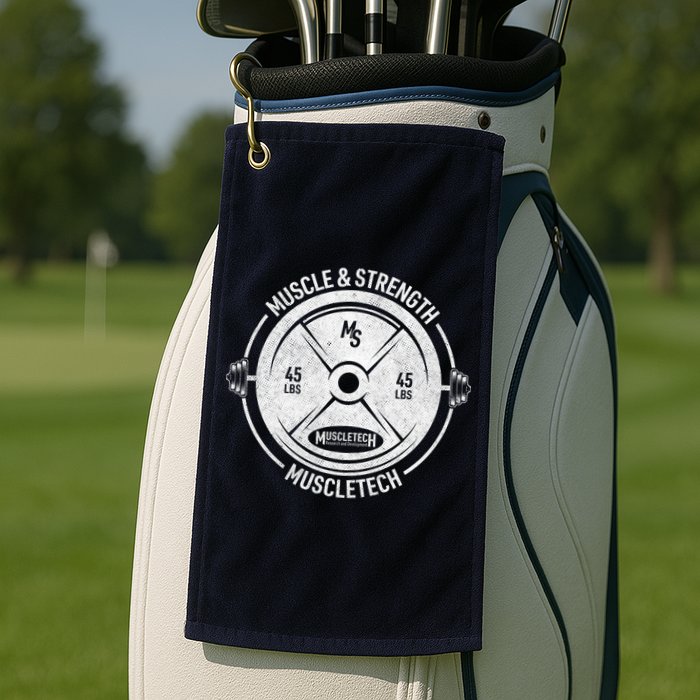 Muscle and Strength Muscletech Golf Towel