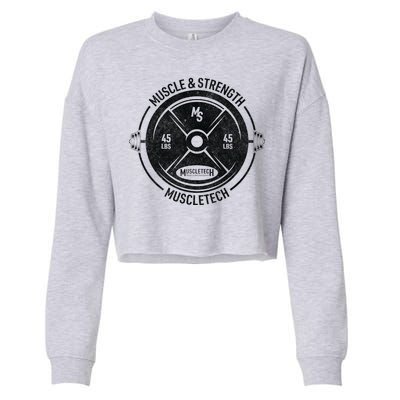 Muscle and Strength Muscletech Cropped Pullover Crew