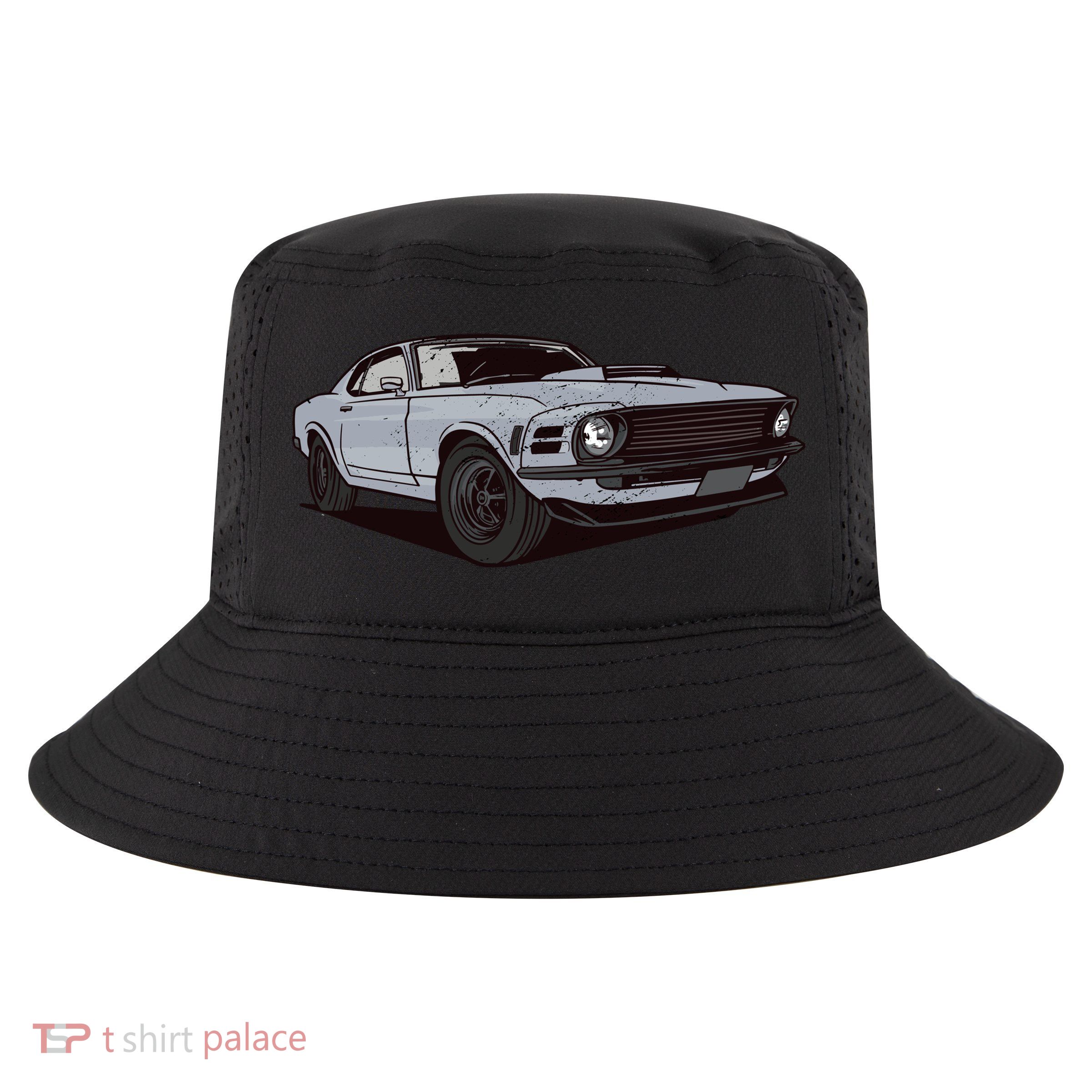 Muscle Race Car Cool Comfort Performance Bucket Hat