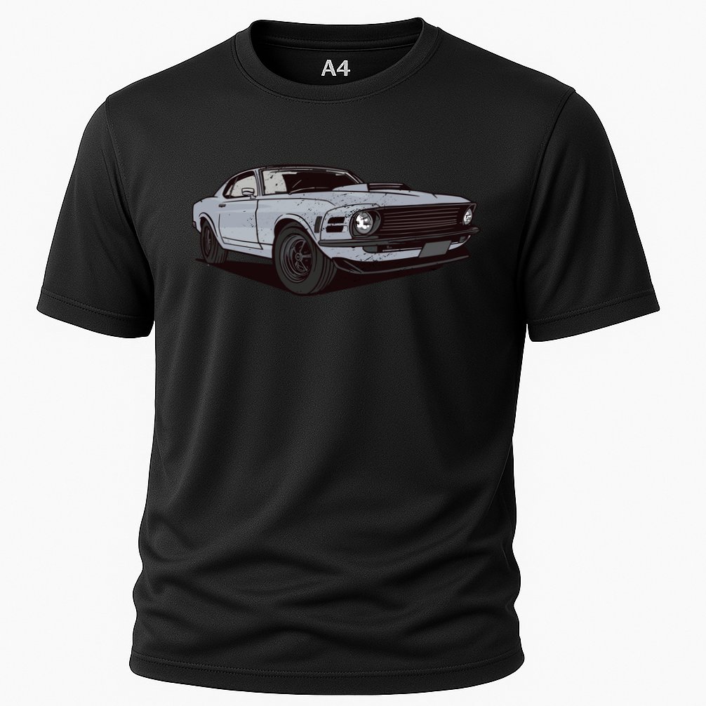 Muscle Race Car Cooling Performance Crew T-Shirt