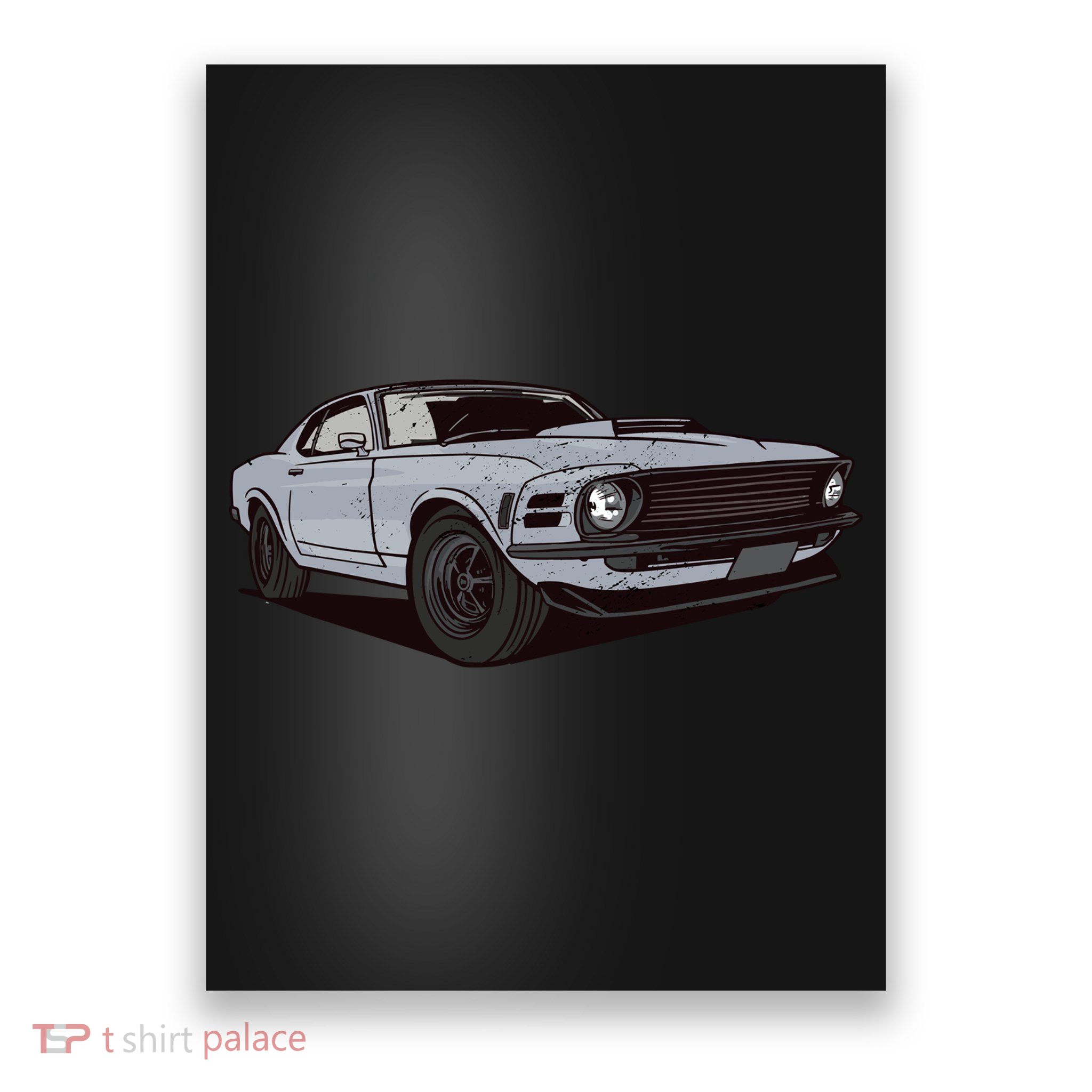 Muscle Race Car Poster