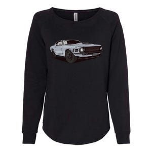 Muscle Race Car Womens California Wash Sweatshirt