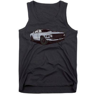 Muscle Race Car Tank Top