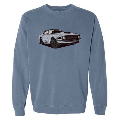 Muscle Race Car Garment-Dyed Sweatshirt