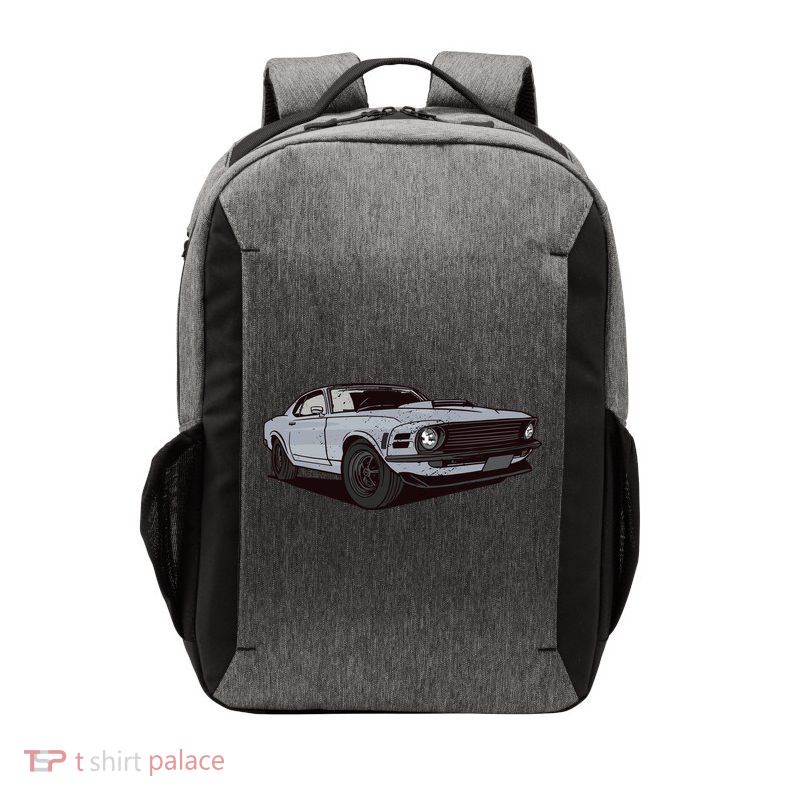 Muscle Race Car Vector Backpack