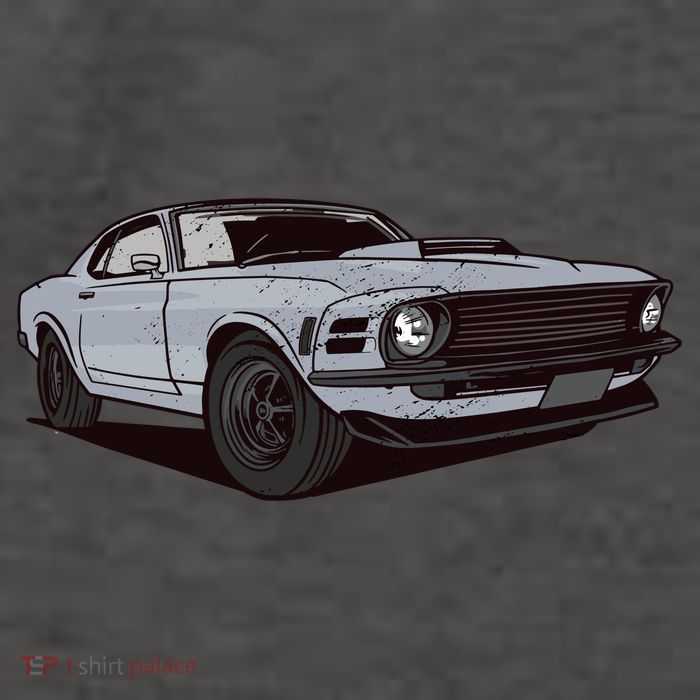 Muscle Race Car Vector Backpack