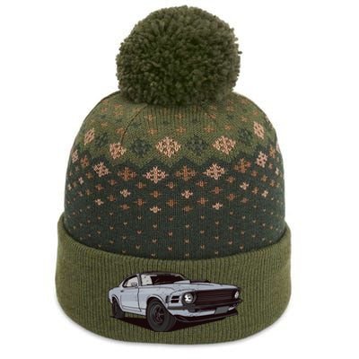 Muscle Race Car The Baniff Cuffed Pom Beanie