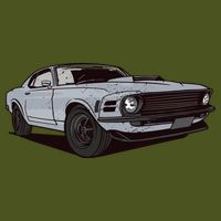 Muscle Race Car T-Shirt