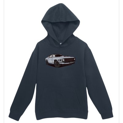 Muscle Race Car Urban Pullover Hoodie