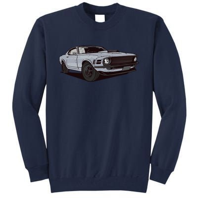 Muscle Race Car Tall Sweatshirt