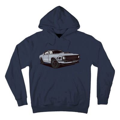 Muscle Race Car Tall Hoodie