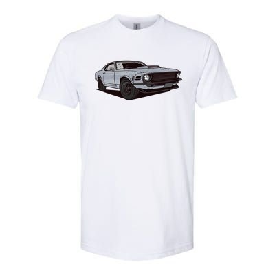 Muscle Race Car Softstyle CVC T-Shirt