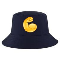 Muscle Strong Arm Flex Emoji Cool Comfort Performance Bucket Hat
