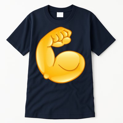 Muscle Strong Arm Flex Emoji Tall T-Shirt
