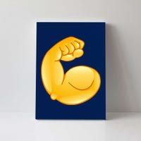 Muscle Strong Arm Flex Emoji Canvas