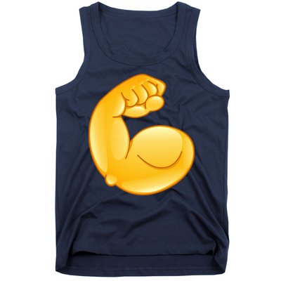Muscle Strong Arm Flex Emoji Tank Top